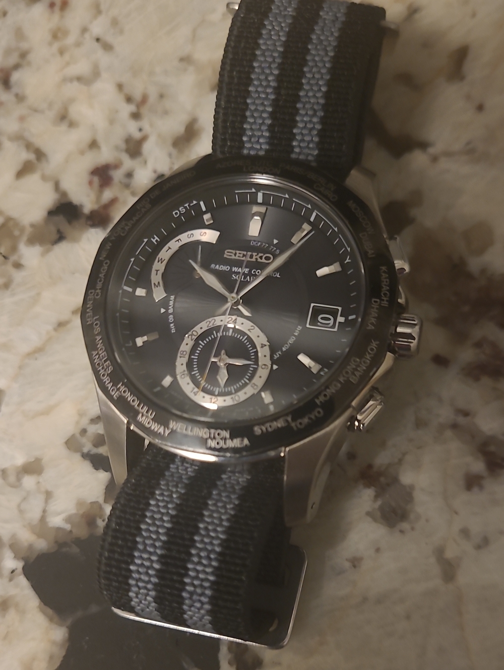 Seiko Brightz SAGA003 World Time Radio Wave Solar Watch (JDM Exclusive)